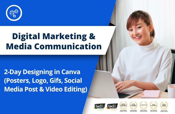 2-Day Designing in Canva (Posters, Logo, Gifs, Social Media Post & Video Editing)