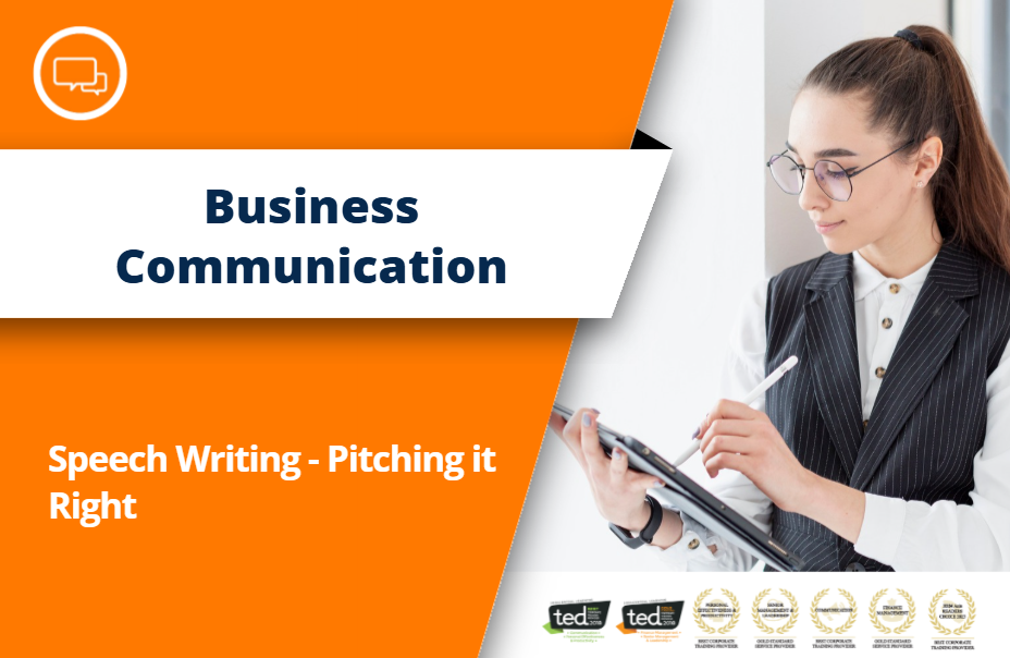 Speech Writing – Pitching it Right