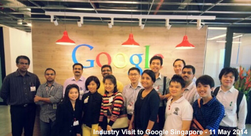 Industry Visit to Google Singapore 2014